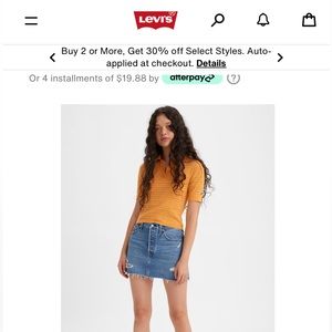 Levi’s skirt size 18